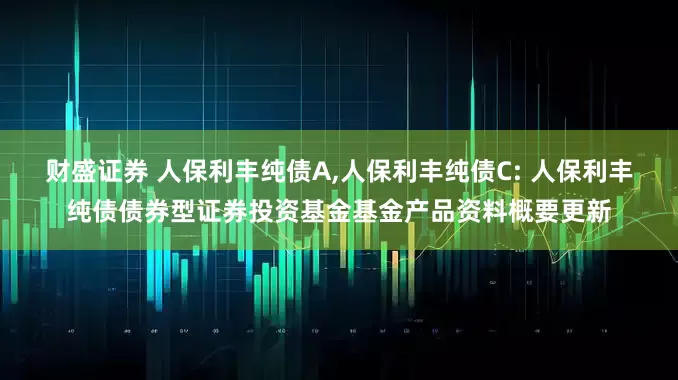 财盛证券 人保利丰纯债A,人保利丰纯债C: 人保利丰纯债债券型证券投资基金基金产品资料概要更新